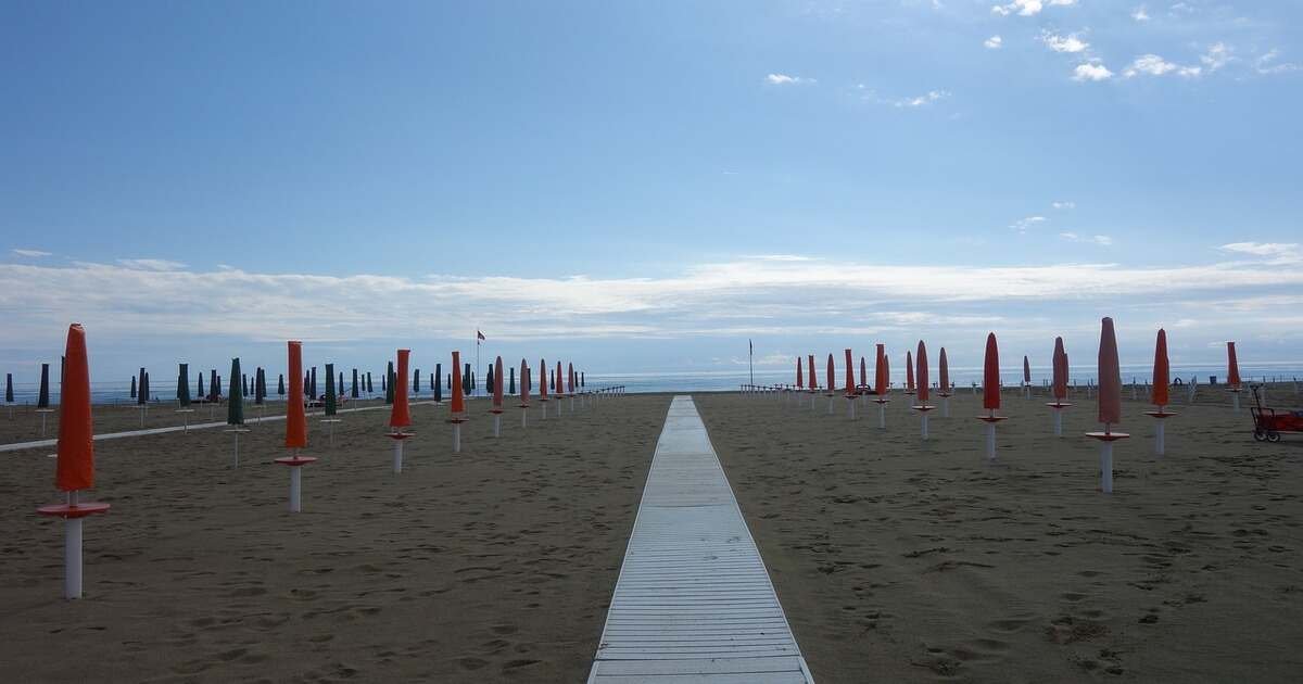 Viareggio Beach, Tuscany